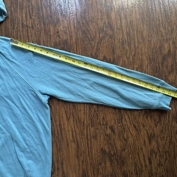 ATM Anthony Thomas Melillo Hoodie Color Capsule Pullover Blue Womens Size Large - Picture 8 of 12